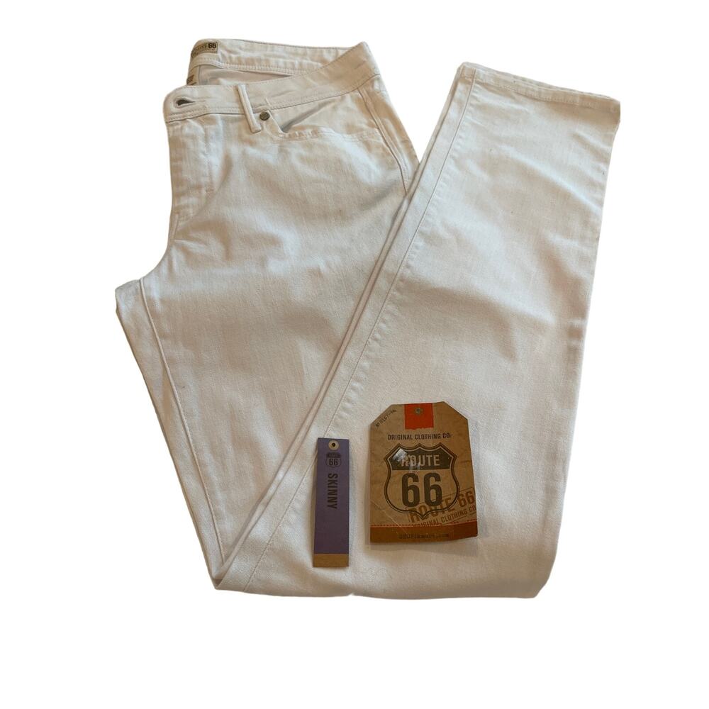 NWT ROUTE 66 White Jeans Skinny Women Sz 5/6 NWT